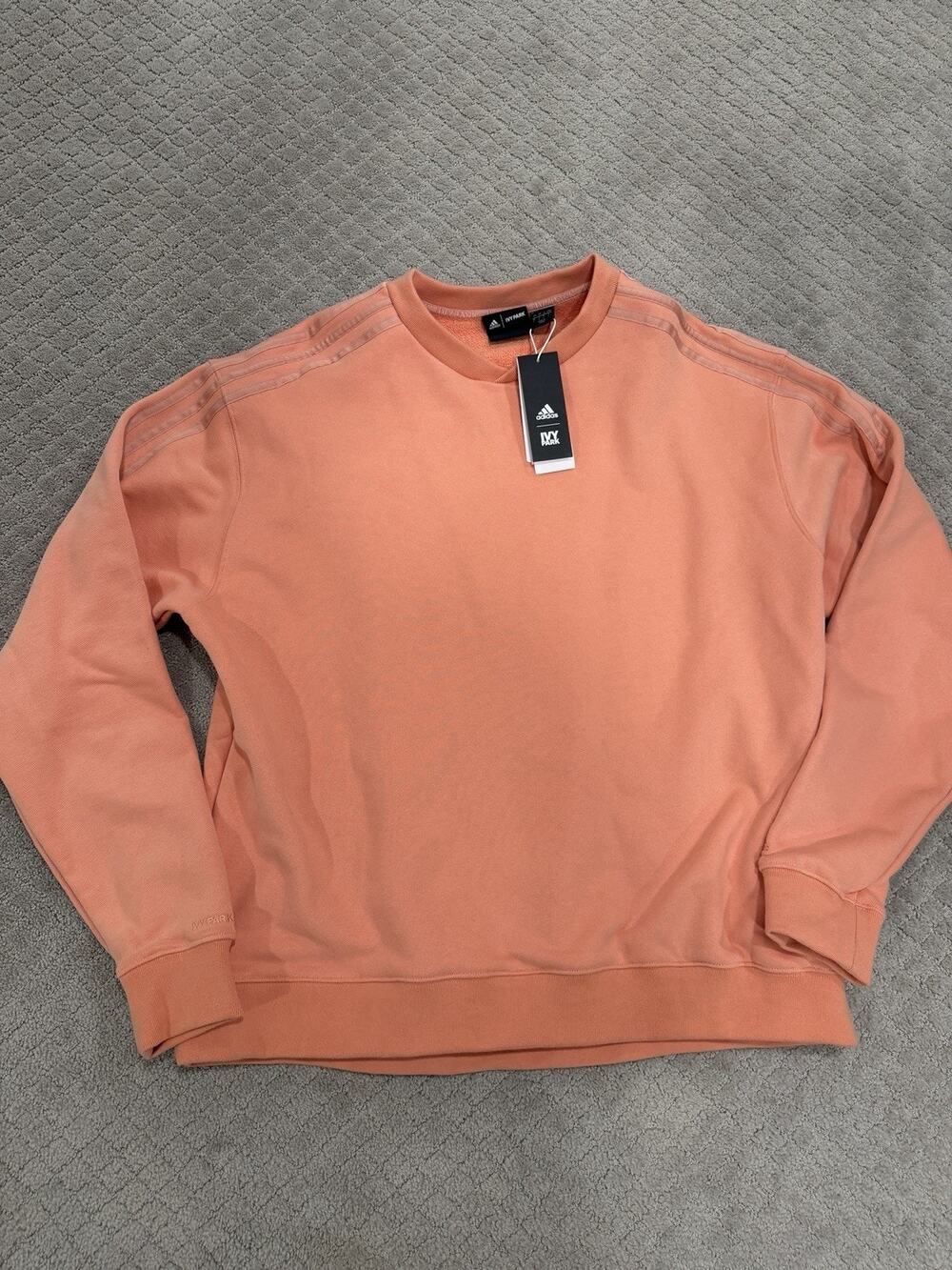 Adidas x IVY PARK Crewneck Sweatshirt Large Ambient Blush Unisex NWT HA9002